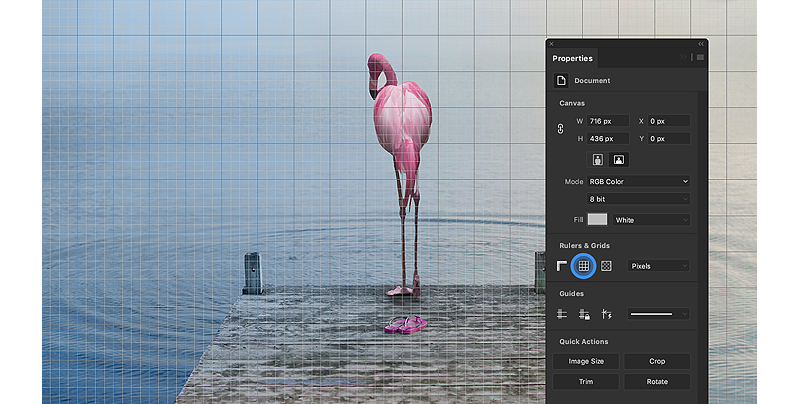 Improved Properties panel Improved Properties panel
